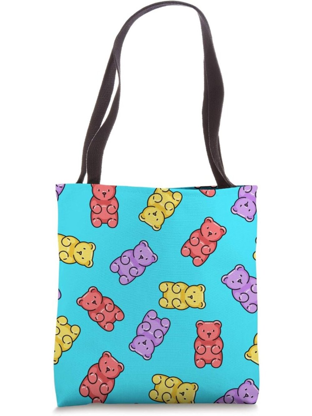 Cute Gummy Bear Tote Bag | Fun Gift for Kids & Adults | Colorful & Stylish